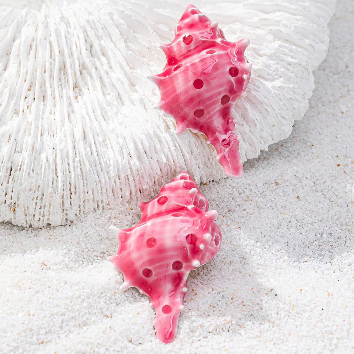 Wholesale Star Conch Shell Women' s Earrings